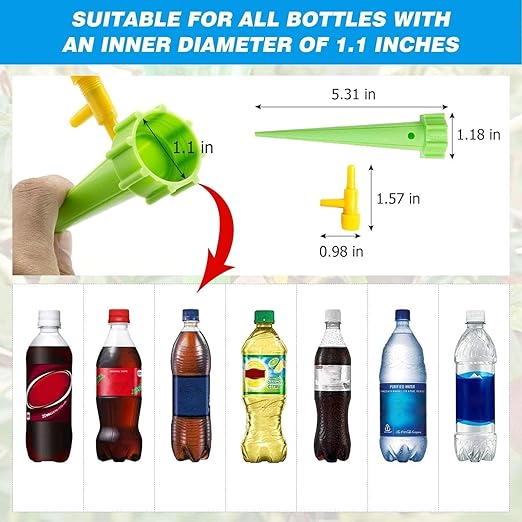 10 Pcs Drip Irrigation Kit For Home Garden, Self-Watering