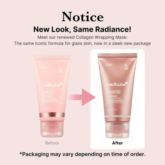 SS Medicube Collagen Overnight Wrapping Peel Off Facial Mask Pack of 1