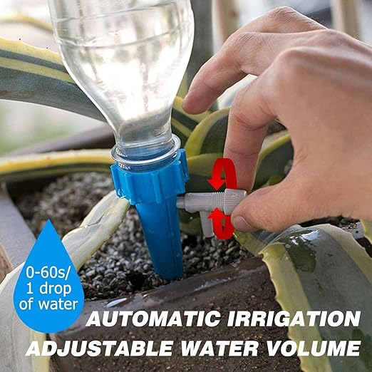 10 Pcs Drip Irrigation Kit For Home Garden, Self-Watering